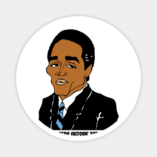 OJ SIMPSON ART Magnet